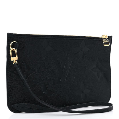 Louis Vuitton Empreinte Monogram Giant Neverfull MM Pochette Black 3 of 7