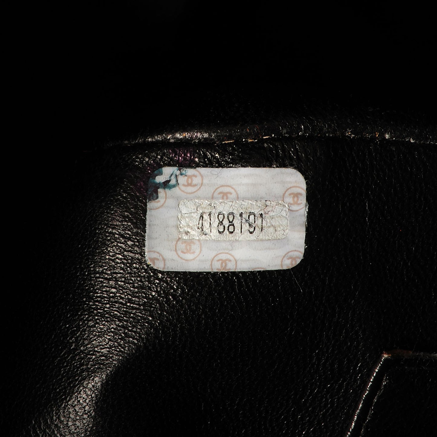 Lambskin Quilted Shoulder Bag Black