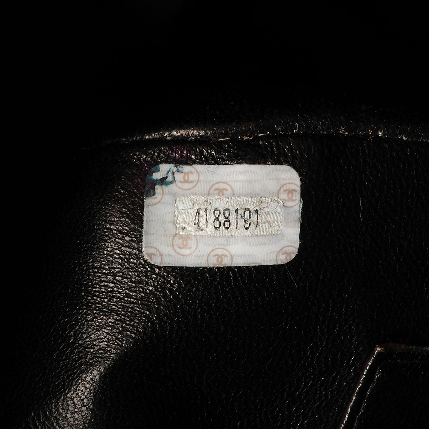 Chanel Lambskin Quilted Shoulder Bag Black 7 of 7