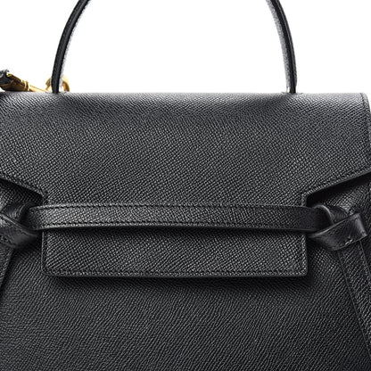 Celine Grained Calfskin Micro Belt Bag Black 8 of 10