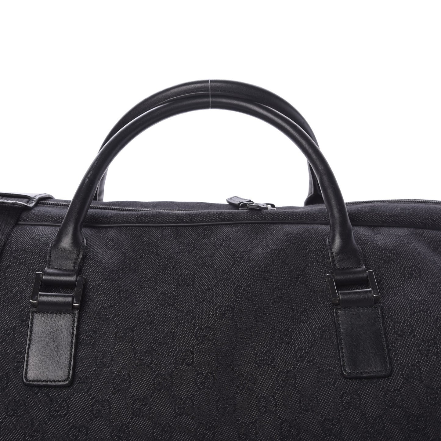 Denim Monogram Large Duffle Black
