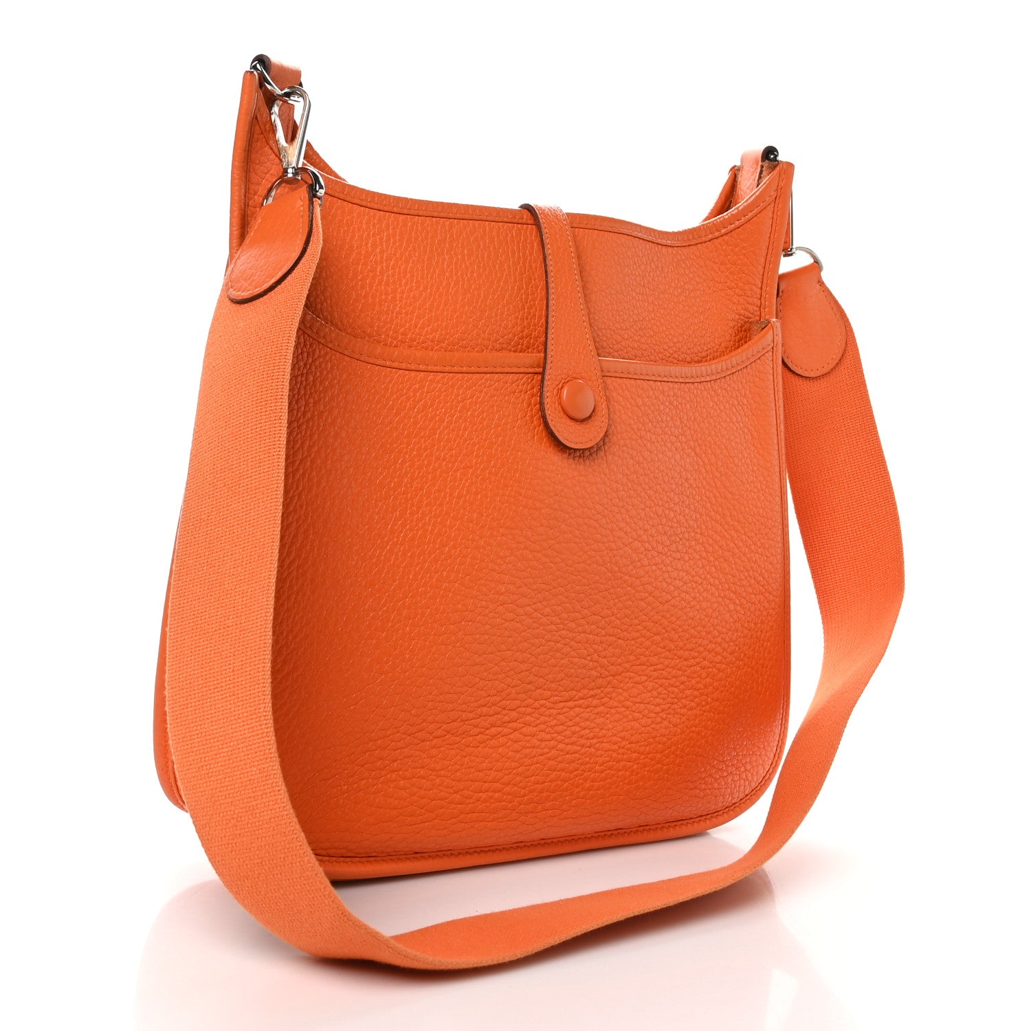 Hermes Taurillon Clemence Evelyne II PM Orange 3 of 10