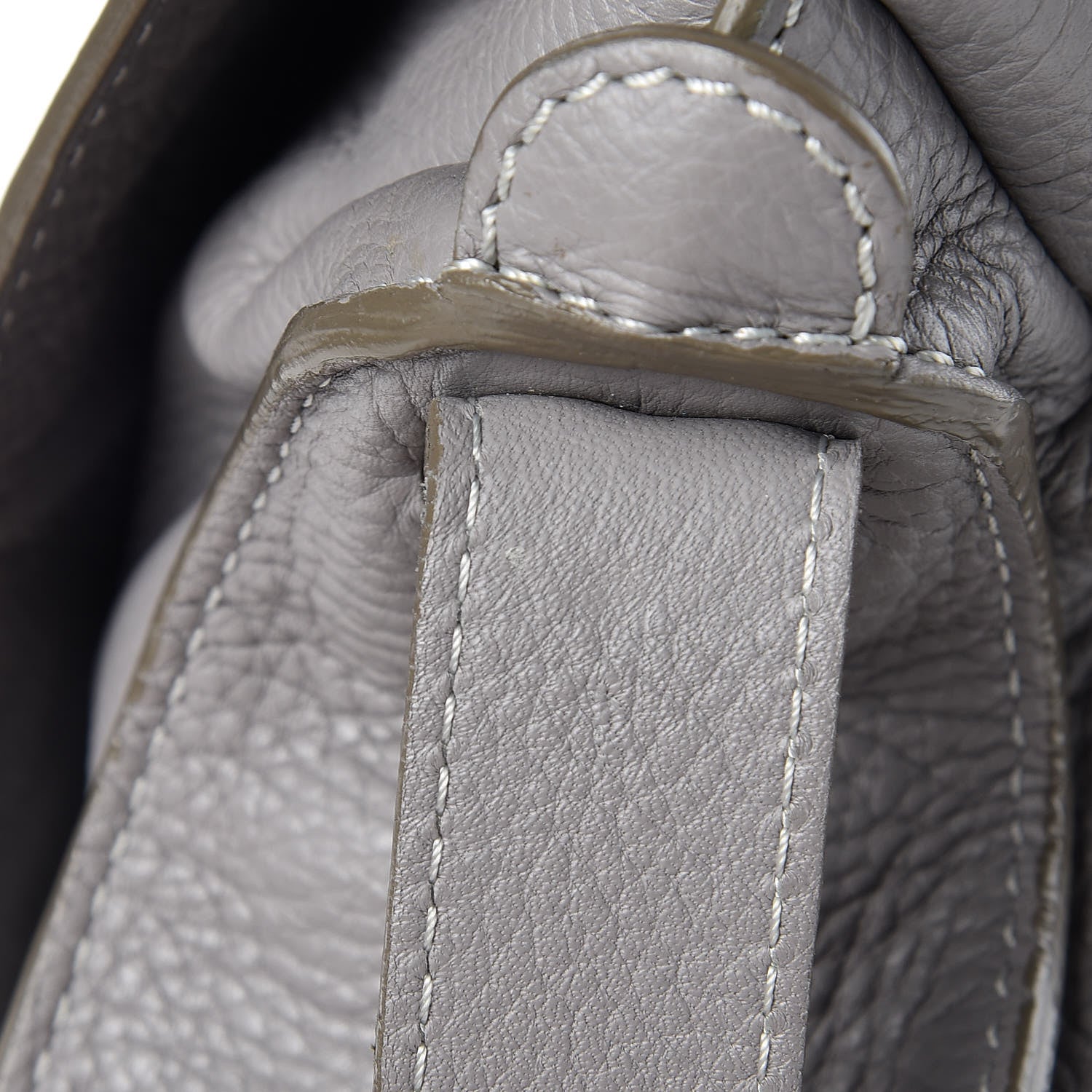 Chloe Calfskin Medium Marcie Top Handle Bag Cashmere Grey 11 of 19