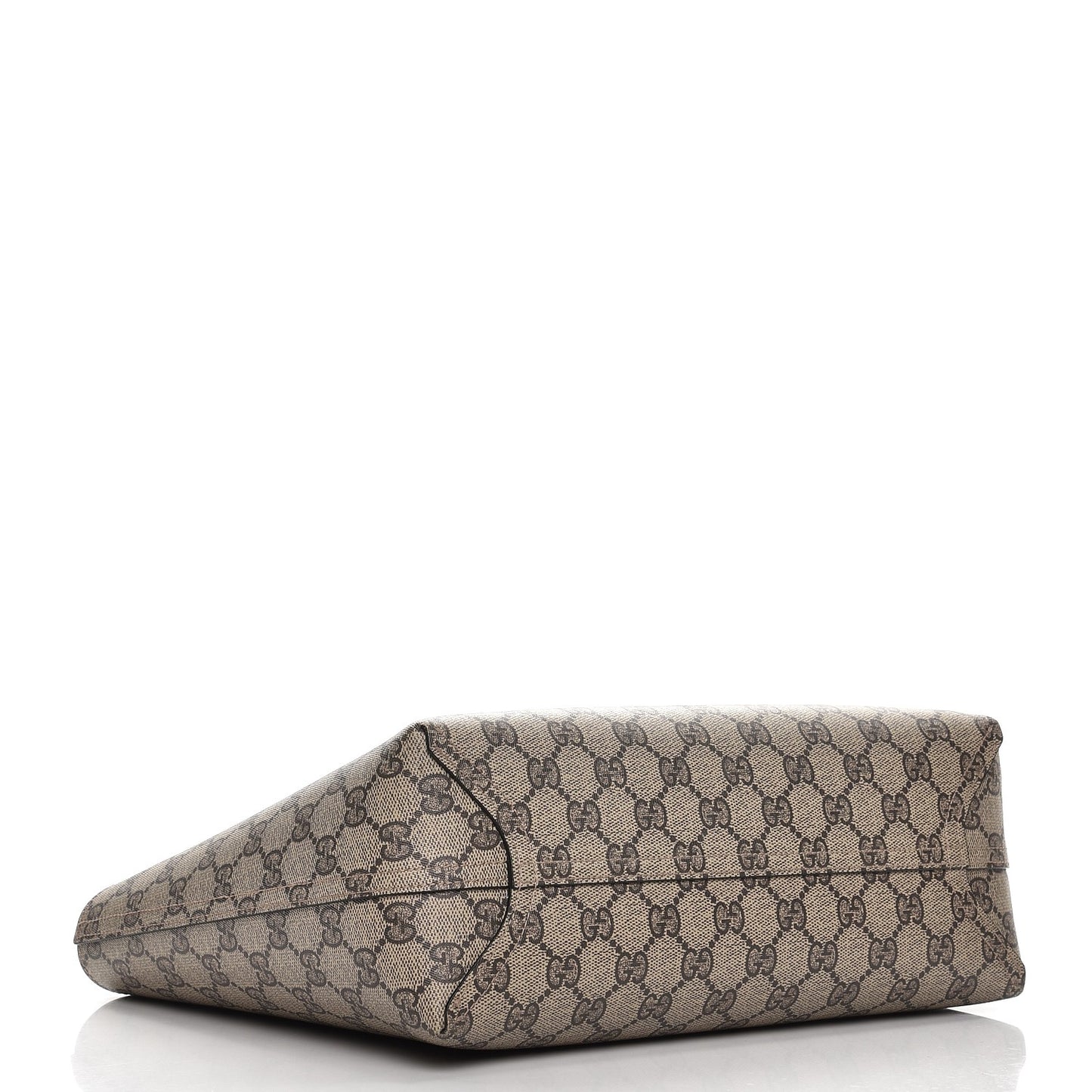 GG Supreme Monogram Small Reversible Tote Beige Black