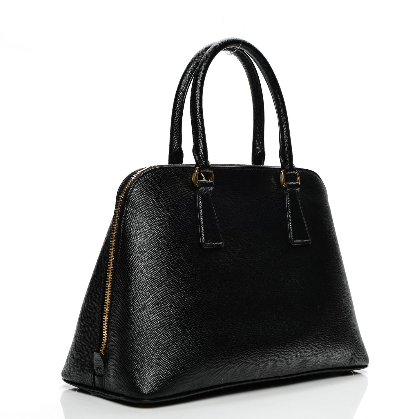 Saffiano Lux Medium Promenade Tote Black