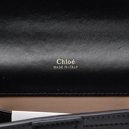Chloe Shiny Goatskin Calfskin Aby Chain Shoulder Bag Black 5 of 11