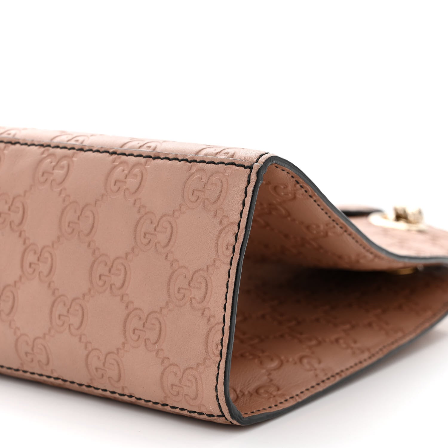 Gucci Guccissima Large Emily Chain Shoulder Bag Camelia 10 of 12
