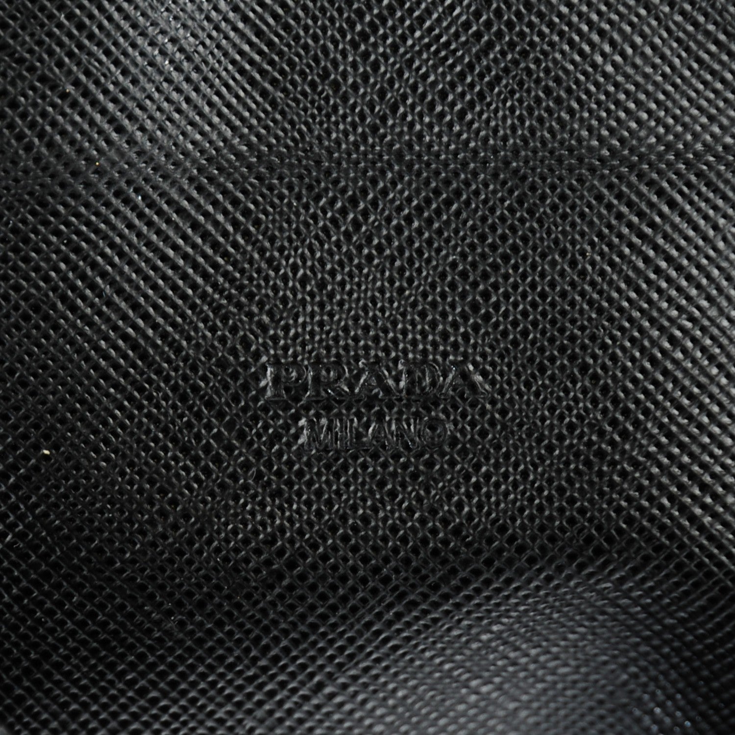 Prada Saffiano Metal Envelope Wallet Black 6 of 7