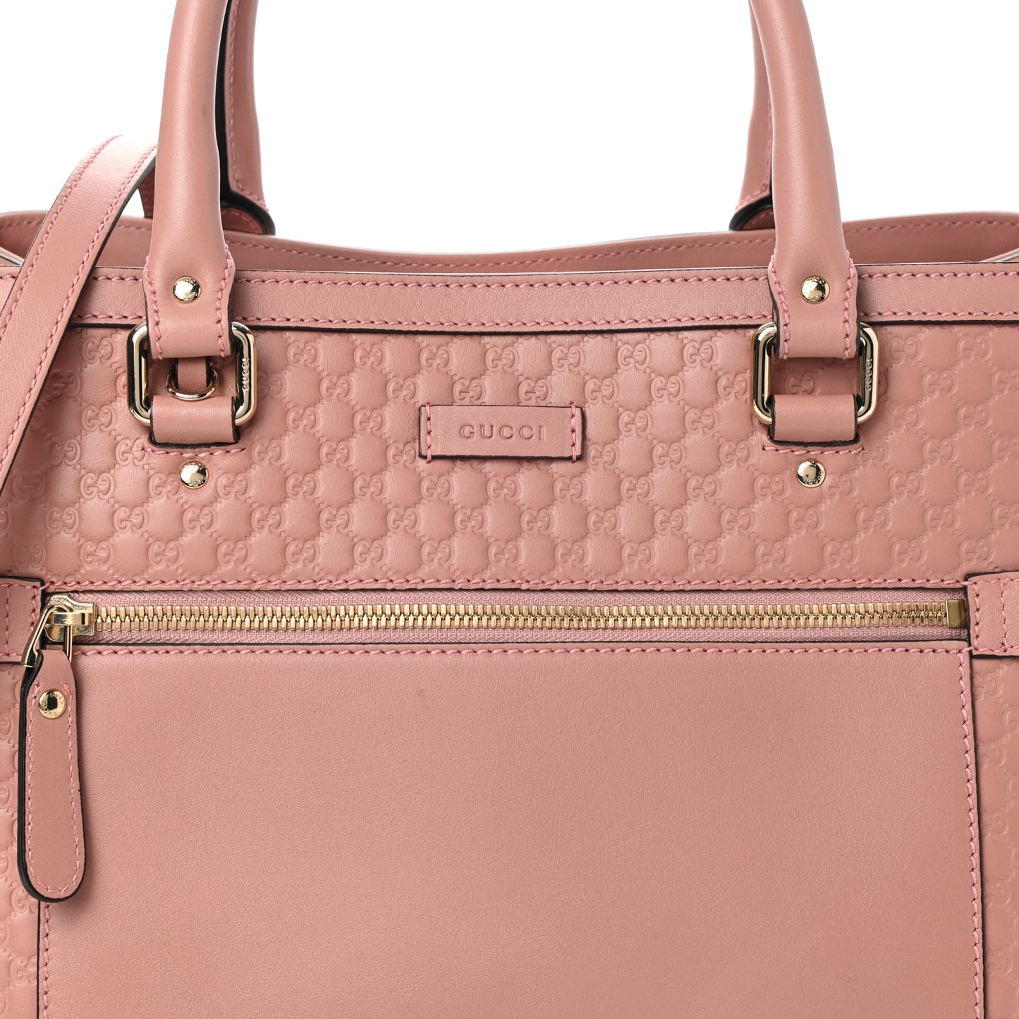 Soft Microguccissima Medium Tote Soft Pink
