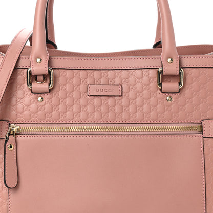 Gucci Soft Microguccissima Medium Tote Soft Pink 8 of 9
