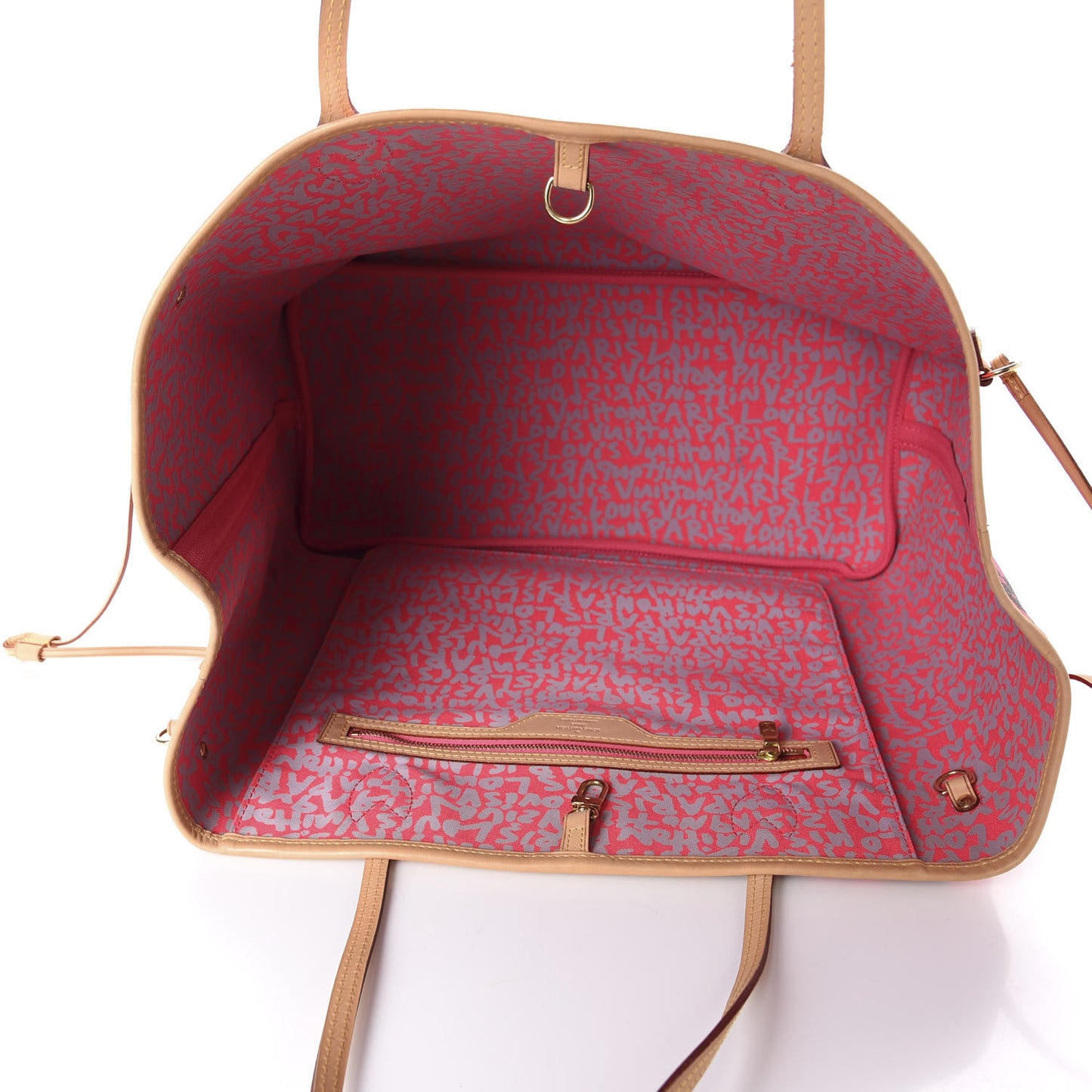 Monogram Graffiti Neverfull GM Fuchsia