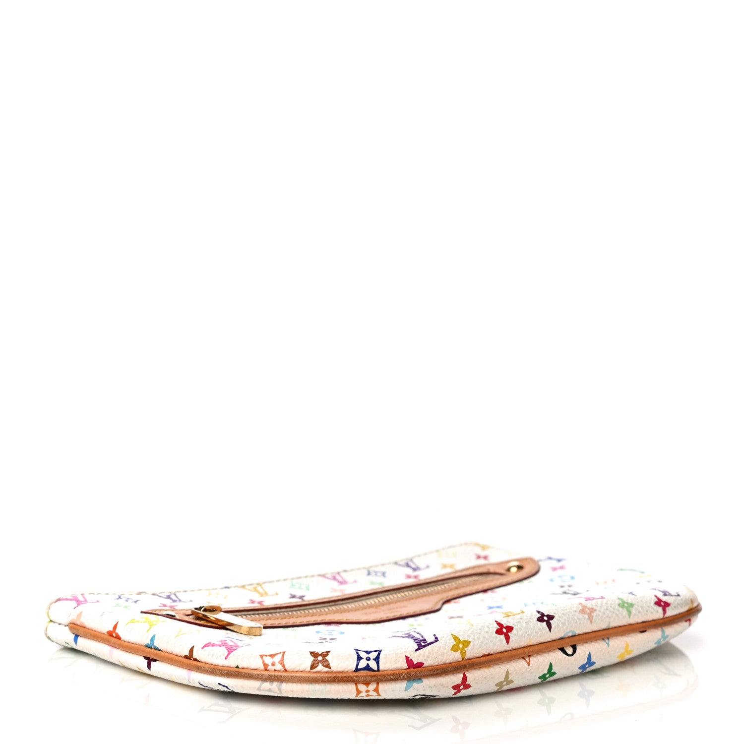 Louis Vuitton Monogram Multicolor Pochette Plate GM White 4 of 14