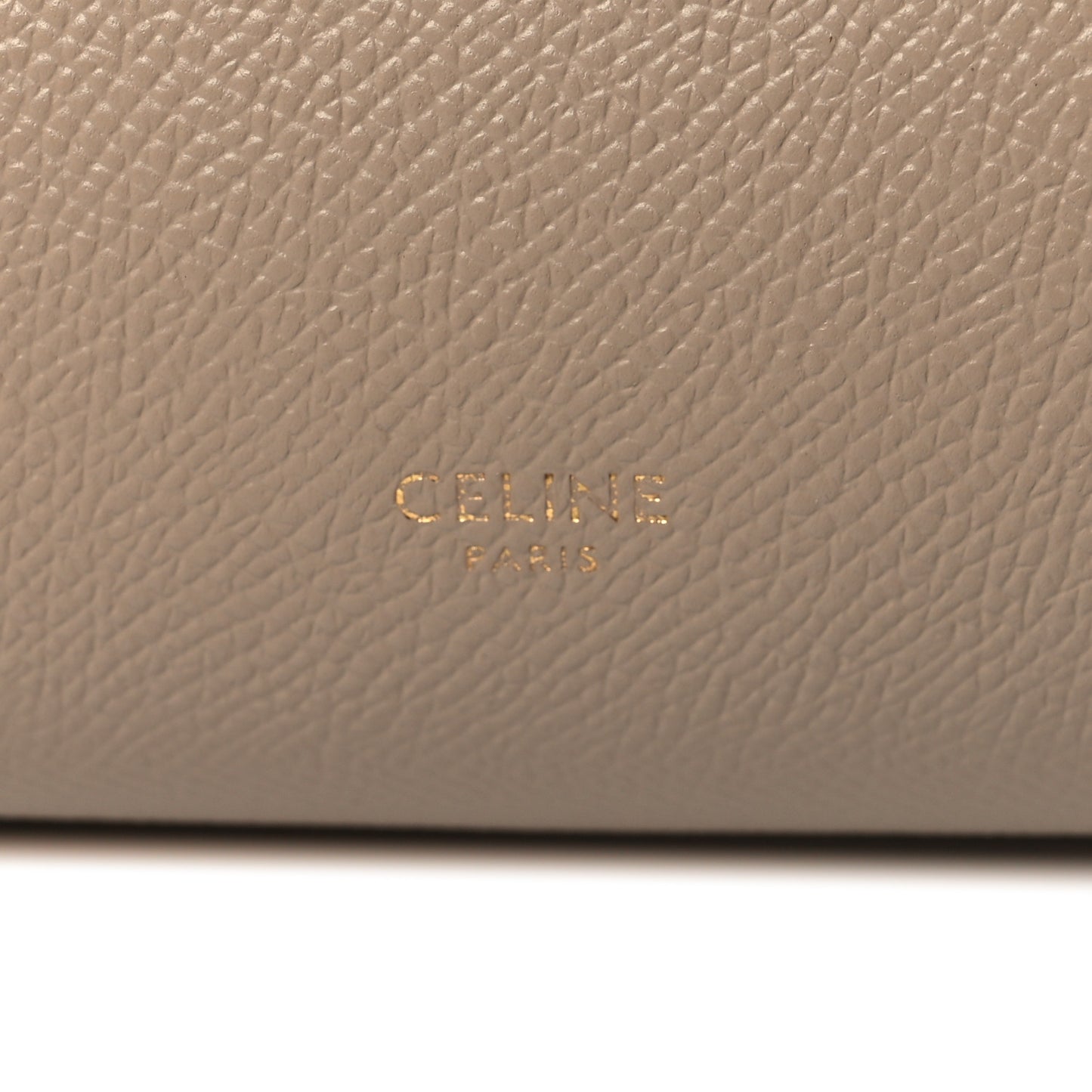 Grained Calfskin Mini Belt Bag Light Taupe