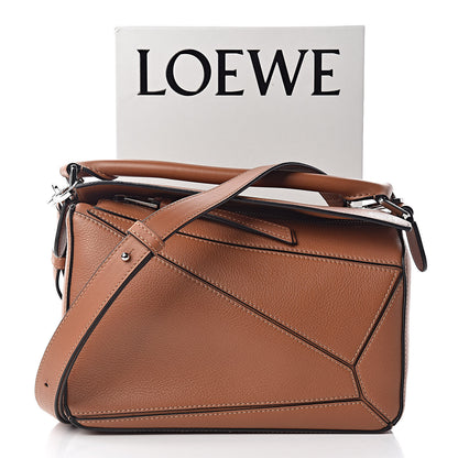 Loewe Calfskin Small Puzzle Bag Tan 11 of 11