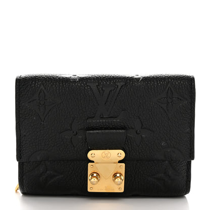 Louis Vuitton Empreinte Metis Compact Wallet Black 1 of 11