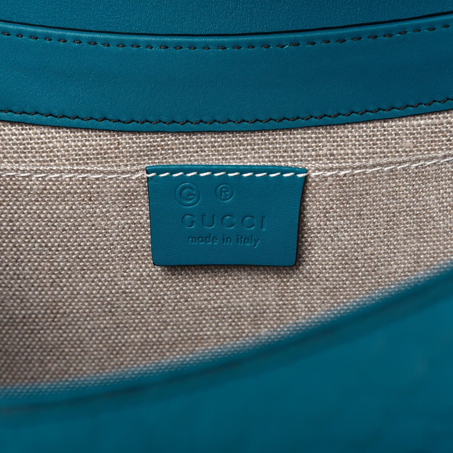 Gucci Soft Microguccissima Medium Emily Chain Shoulder Bag Deep Cobalt 8 of 10
