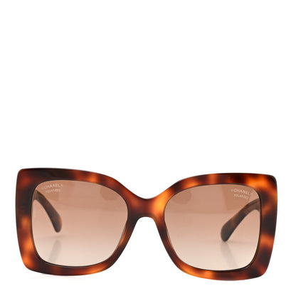 Chanel Square Polarized CC Sunglasses 5494 Tortoise Brown 2 of 8