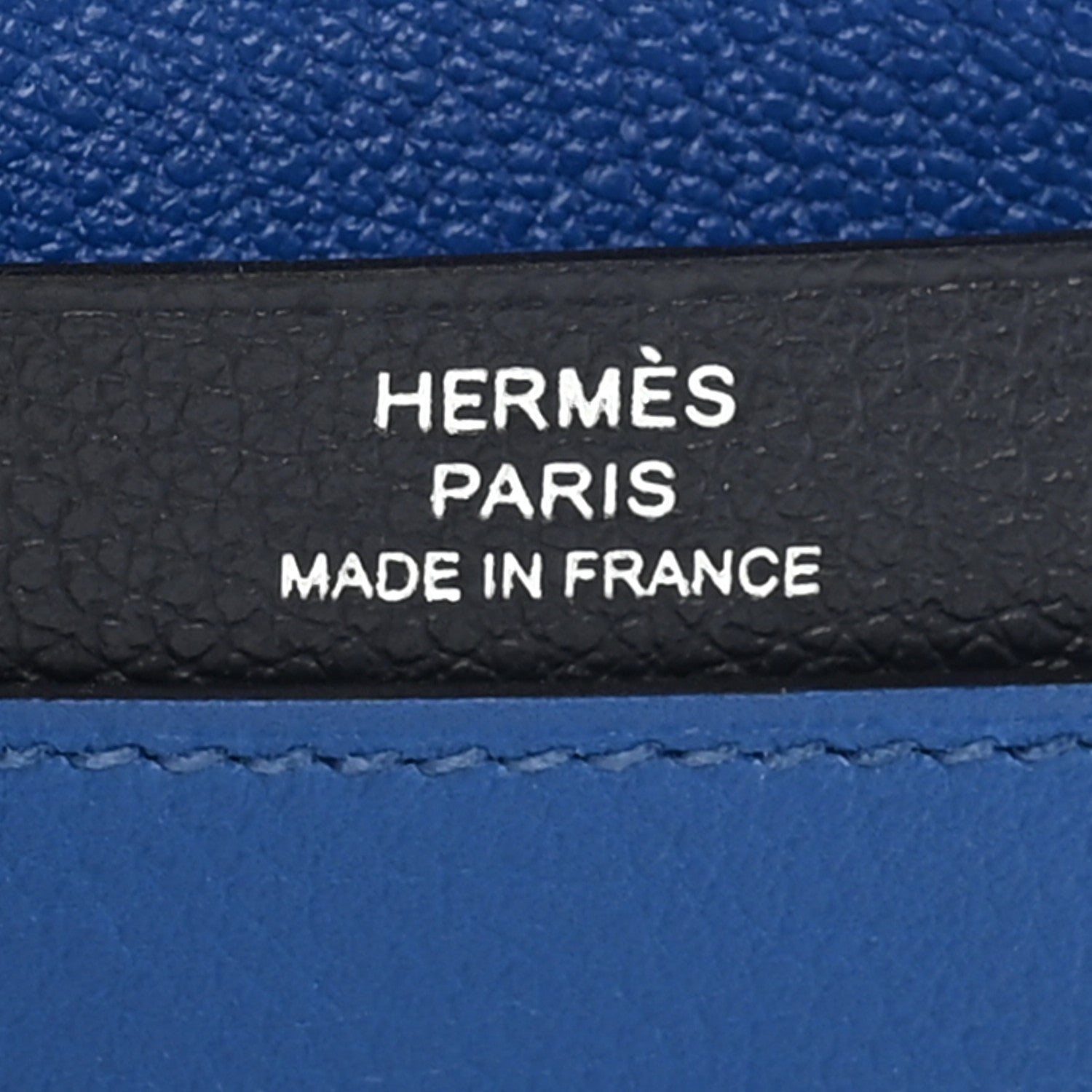 Hermes Evercolor R.M.S Card Holder Bleu France Bleu Nuit 6 of 9