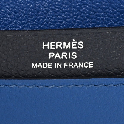 Hermes Evercolor R.M.S Card Holder Bleu France Bleu Nuit 6 of 9