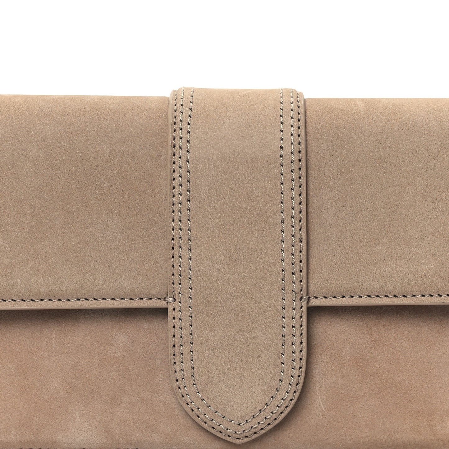 Suede Le Bambino Long Dark Beige
