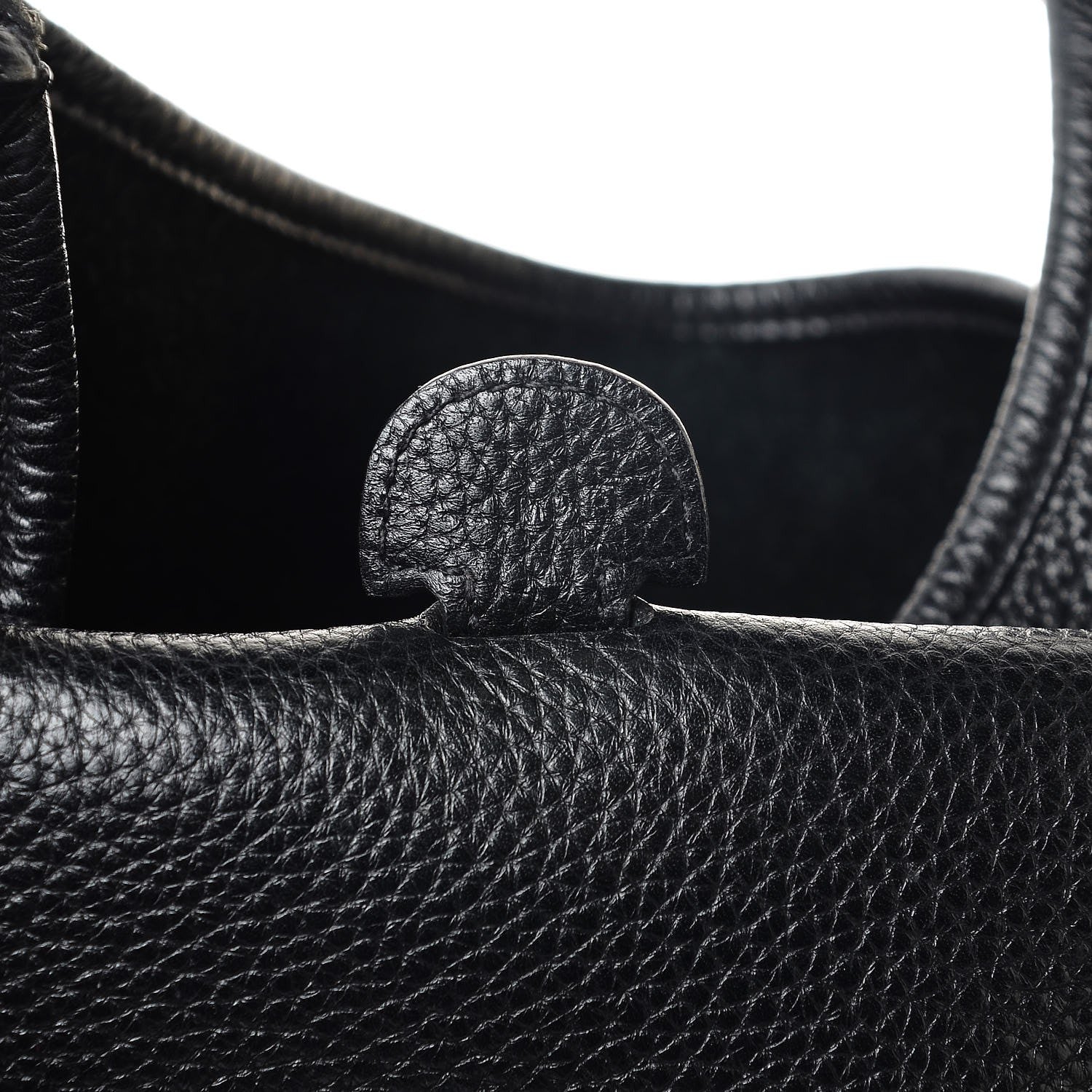 Hermes Taurillon Clemence Evelyne III PM Black 8 of 8