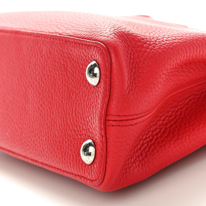 Louis Vuitton Taurillon Snakeskin Capucines BB Rubis 9 of 9