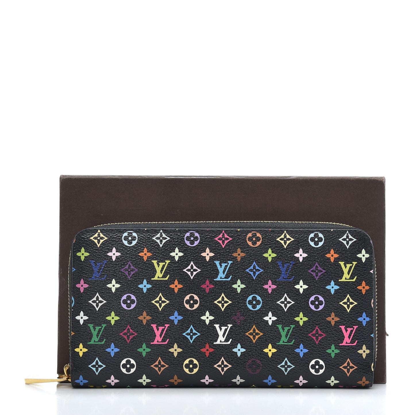 Monogram Multicolor Zippy Wallet Black Grenade