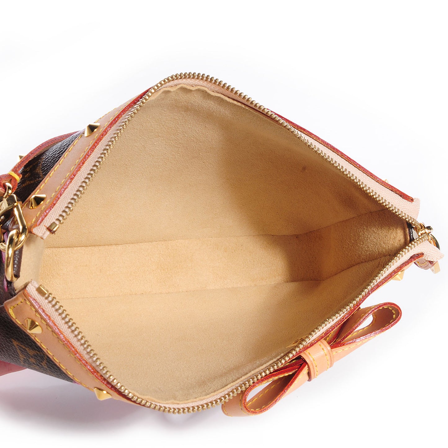 Monogram Cherry Blossom Pochette Accessories Brown