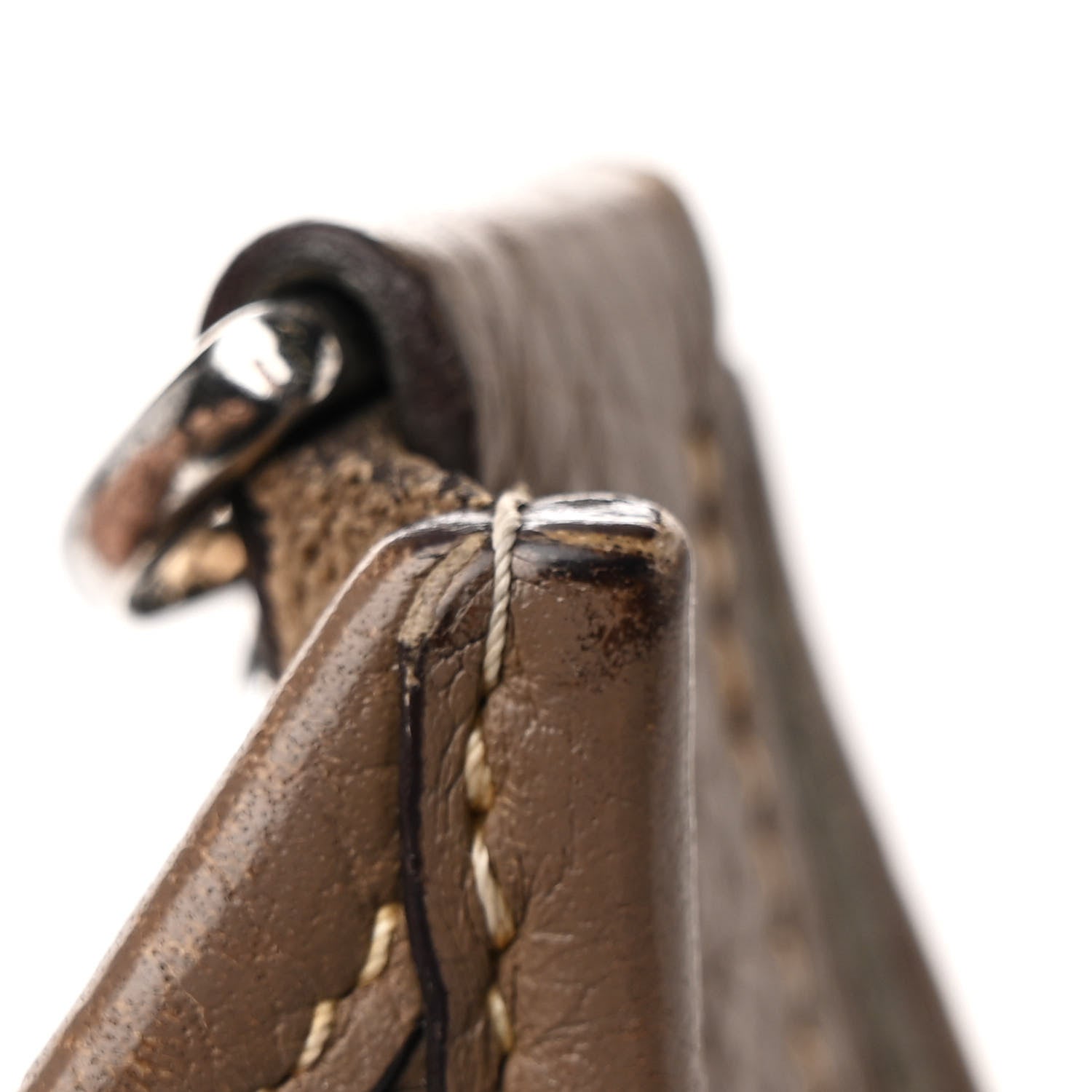 Hermes Taurillon Clemence Evelyne PM Etoupe 13 of 13