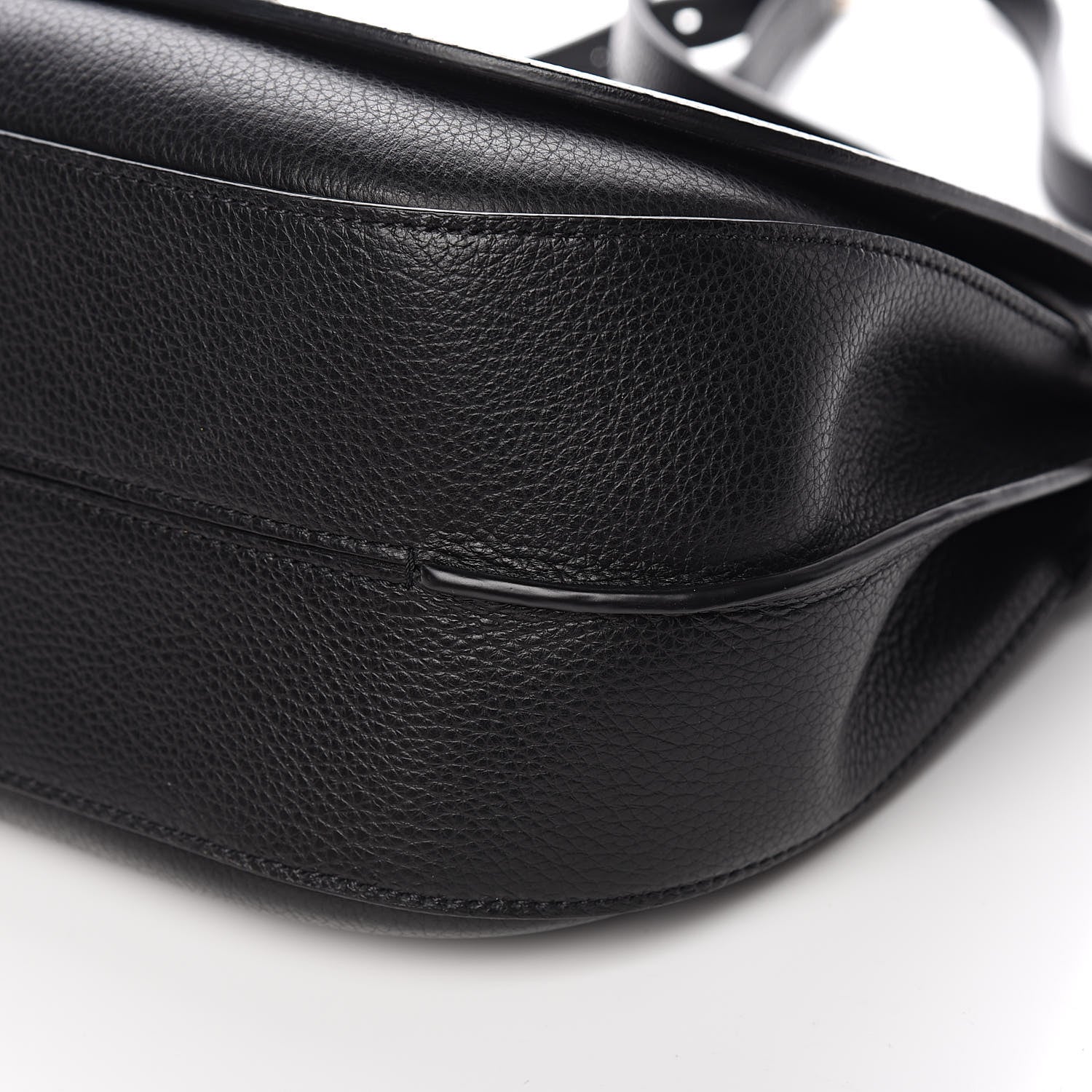 Mulberry Small Classic Grain Calfskin Amberley Satchel Black 11 of 13