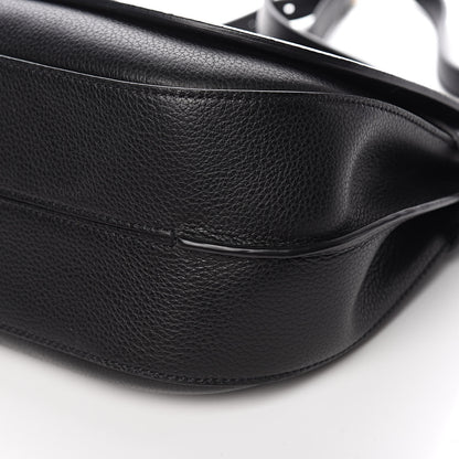 Mulberry Small Classic Grain Calfskin Amberley Satchel Black 11 of 13