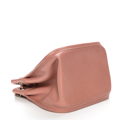 Chanel Grained Calfskin Mademoiselle Accordion Flap Pink 4 of 7