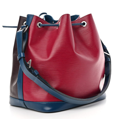 Louis Vuitton Epi Tri-Color Petit Noe NM Quetsche Fuchsia Saphir 2 of 9