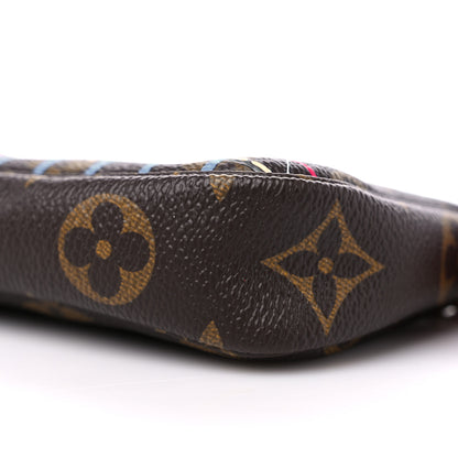 Louis Vuitton Monogram 2020 Christmas Animation Roller Coaster Mini Pochette Accessories Pivoine 9 of 9