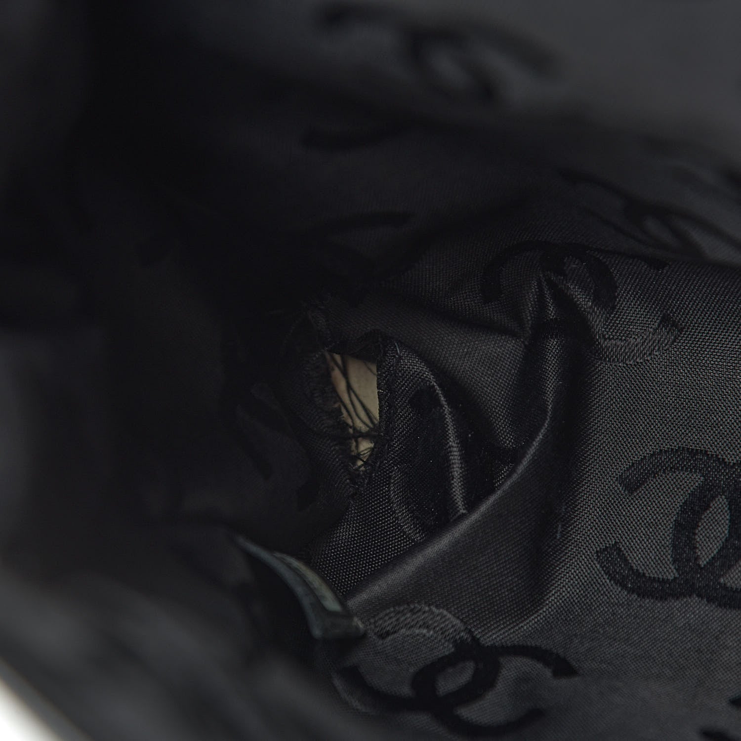 Chanel Caviar CC Stitched Flap Shoulder Bag Black 8 of 11