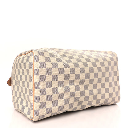Louis Vuitton Damier Azur Speedy 30 4 of 9