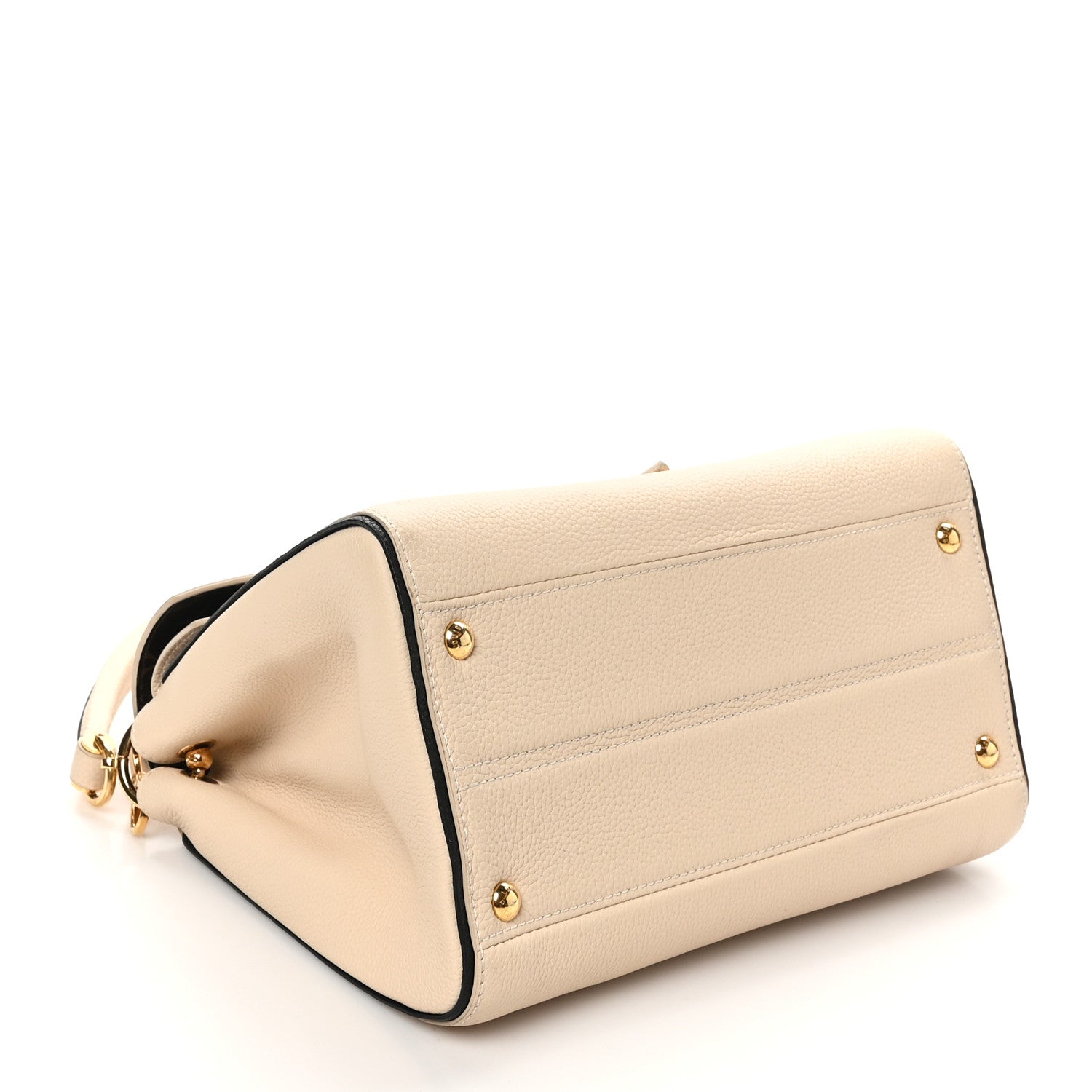 Louis Vuitton Grained Calfskin Monogram Double V Creme 4 of 9