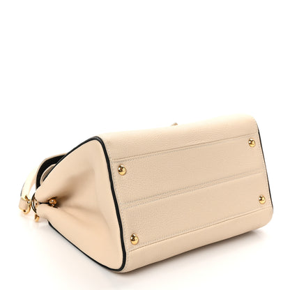 Louis Vuitton Grained Calfskin Monogram Double V Creme 4 of 9