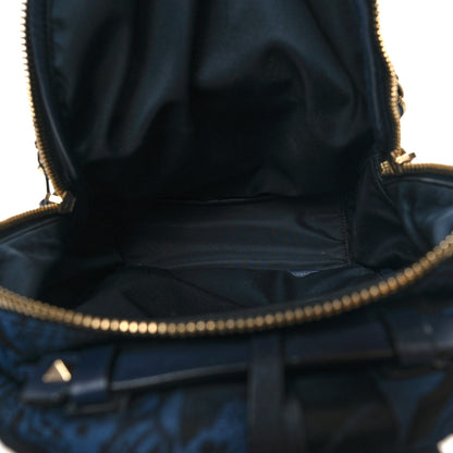 Valentino Garavani Nylon Camubutterfly Medium Rockstud Backpack Marine 5 of 9