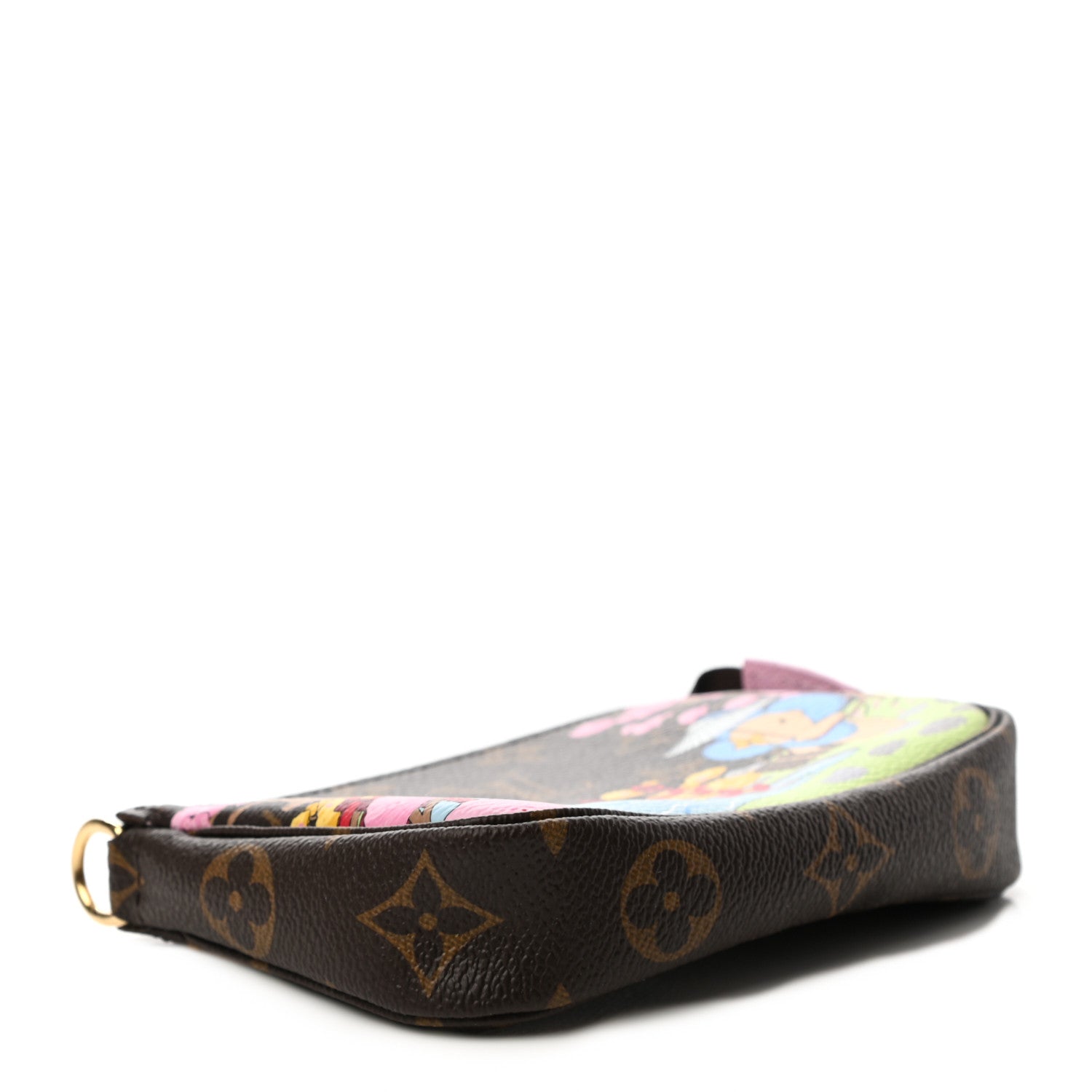 Louis Vuitton Monogram 2021 Christmas Animation Japanese Garden Mini Pochette Accessories Wisteria Pink 4 of 7