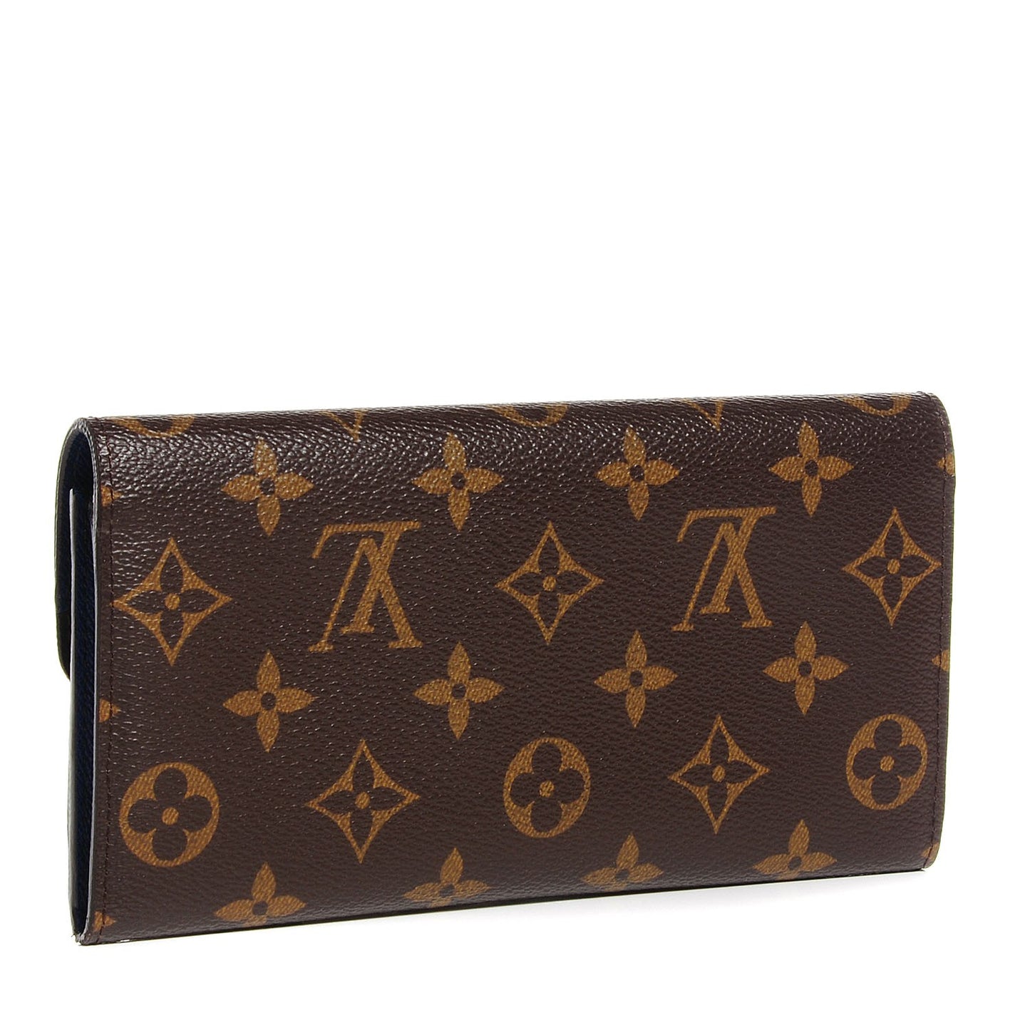Monogram Emilie Wallet Blue