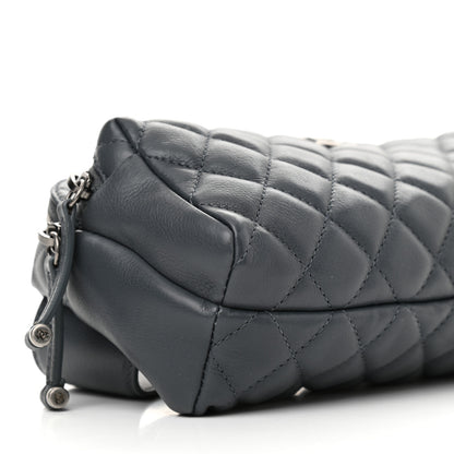Chanel Calfskin Quilted Waist Bag Dark Grey 10 of 11