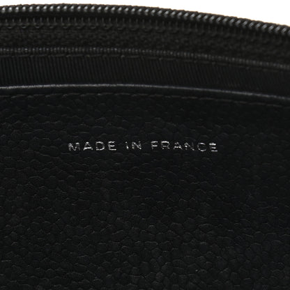 Chanel Caviar Half Moon Wallet On Chain WOC Black 7 of 13