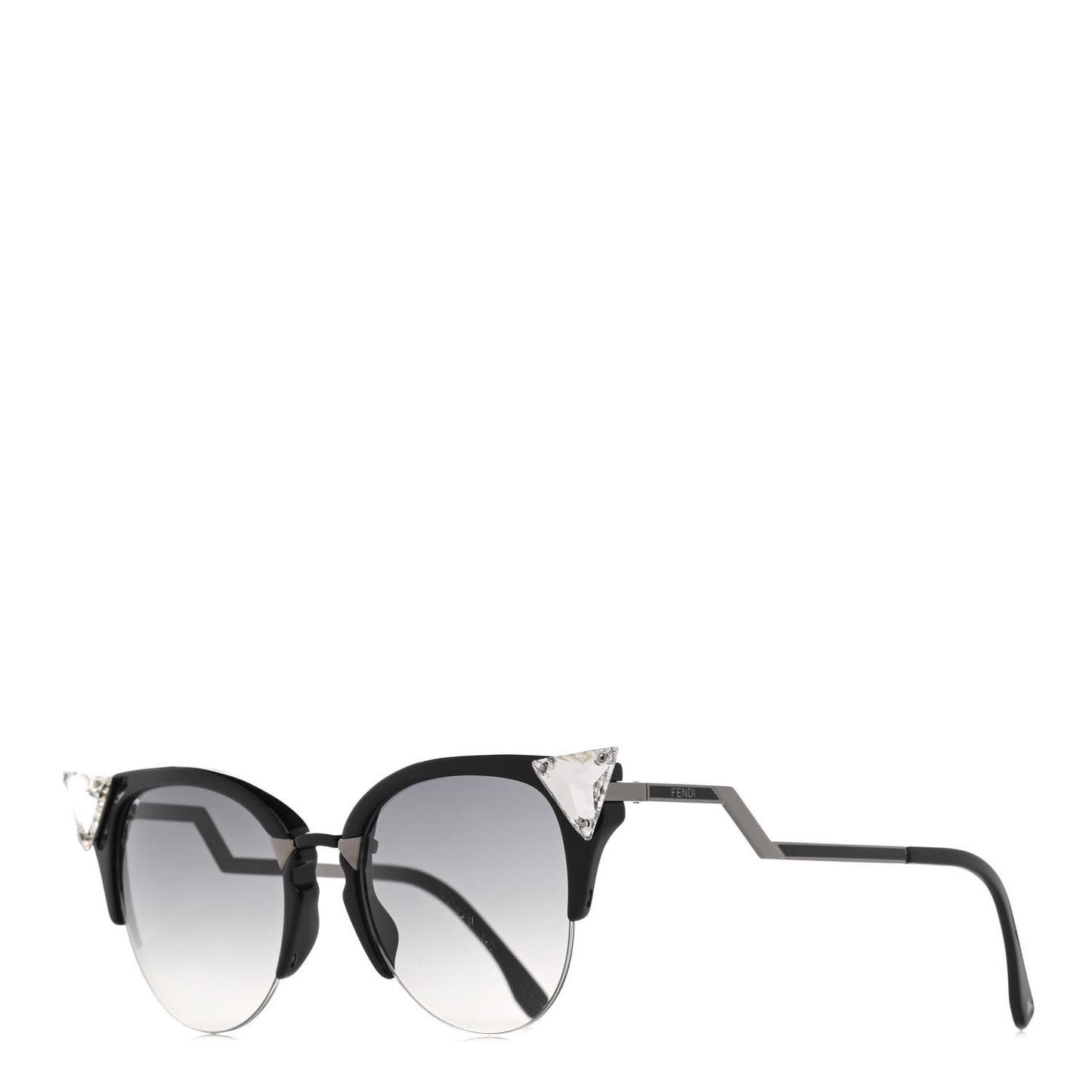 Iridia Cat Eye Sunglasses FF 0041/S Light Black