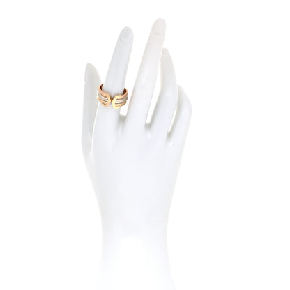 Cartier 18K Pink Yellow White Gold C De Cartier Ring 56 7.5 2 of 4