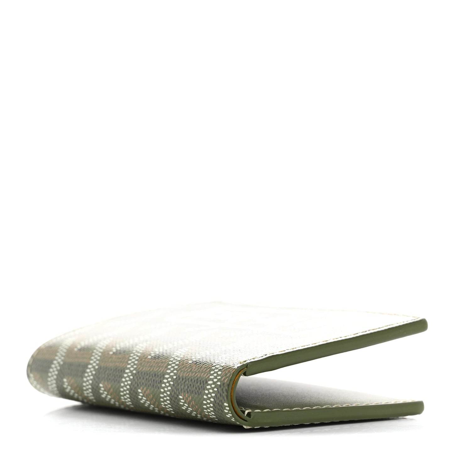 Goyardine Saint Pierre Card Holder Khaki