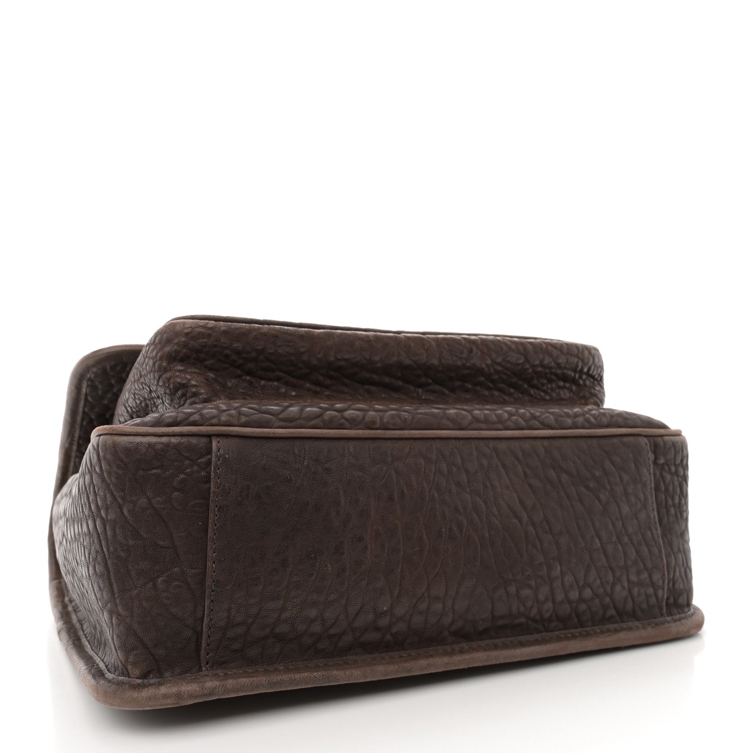 Saint Laurent Grained Lambskin Monogram Medium Niki Chain Satchel Dark Cork 4 of 11