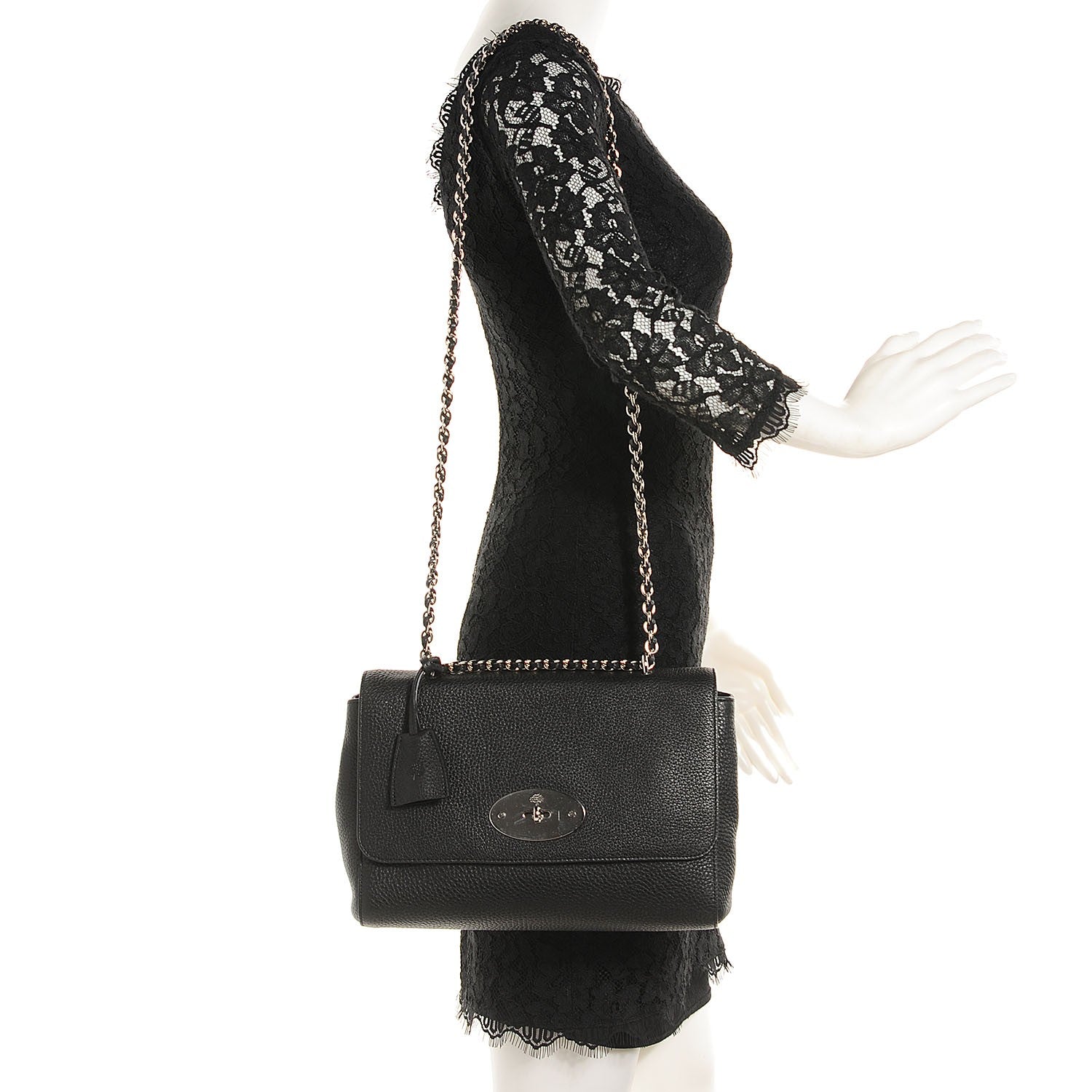 Mulberry Soft Grain Calfskin Medium Lily Flap Black Nickel 2 of 11