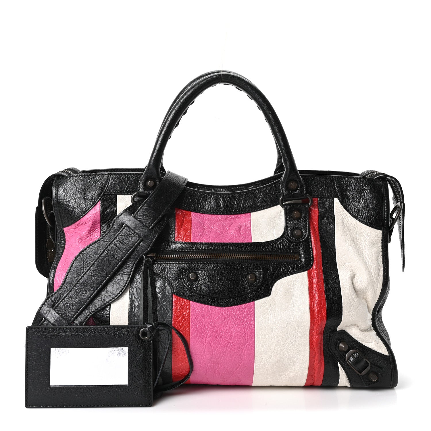 Balenciaga Agneau Arena Multicolore Classic Hardware City Rose Gris White Black Rouge 2 of 10