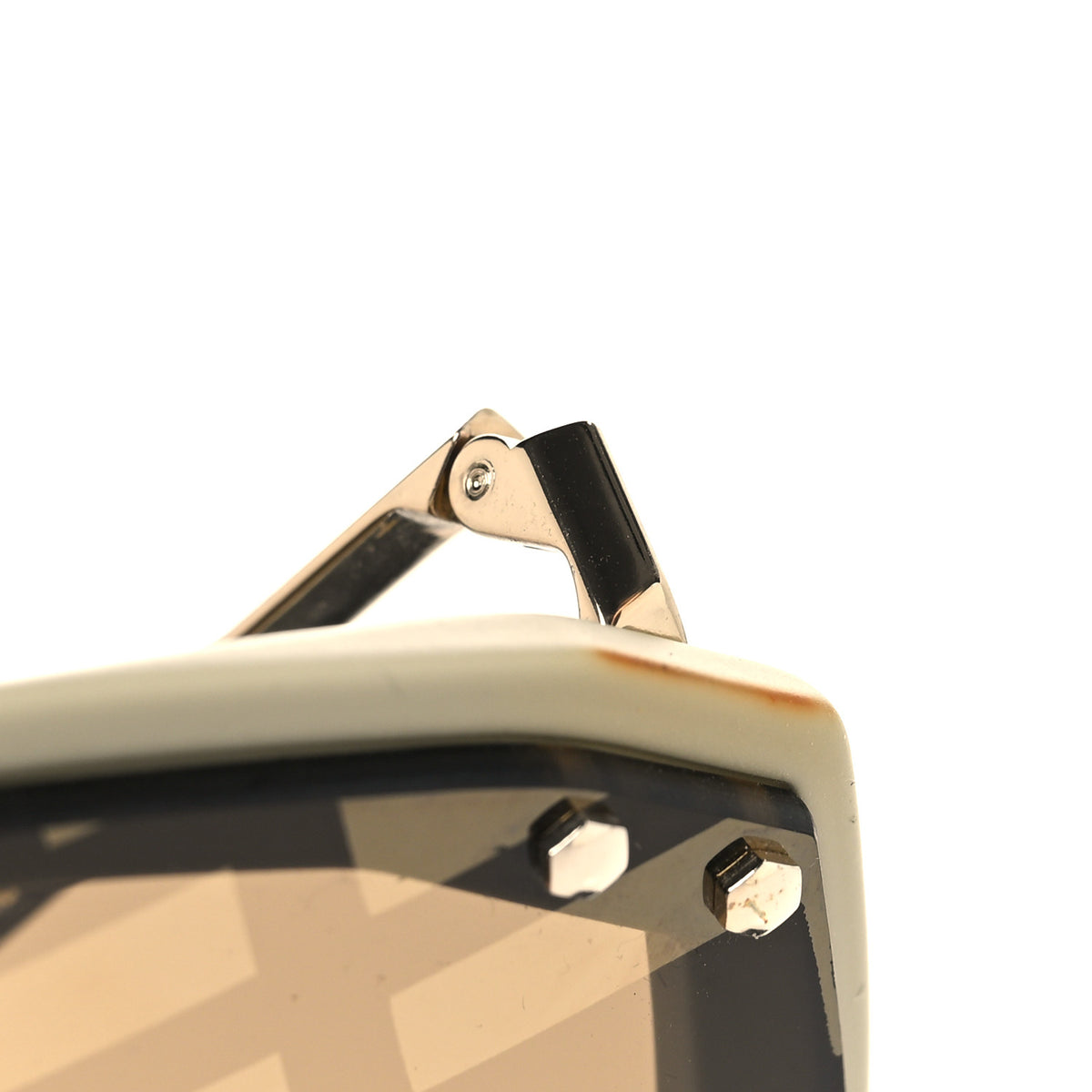 Fendi Acetate FF Fabulous Shield Sunglasses FF M0039/G/S White 8 of 9